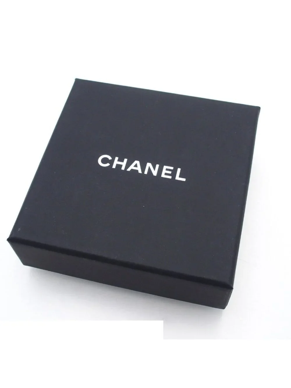 Chanel Brooch Light Gold Metal CC Logo Rhinestone Costume 23k